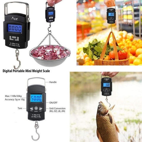 Portable Hanging Hook Scale